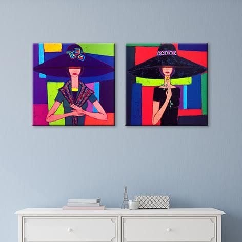 Dekoratif Set Tablo 65X30