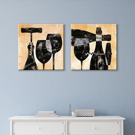 Şarap Set Tablo 65X30