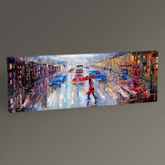 Yağmurlu Şehir Tablo