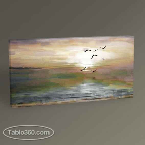 Soyut Martılar Tablo