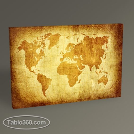 Dünya Haritası Tablo