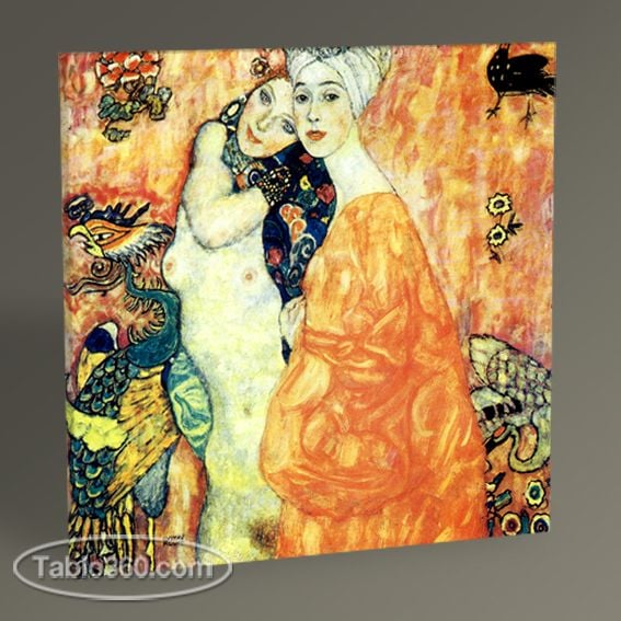 Gustav Klimt Bayan Arkadaşlar Tablo