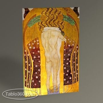 Gustav Klimt Beethoven Frieze Tablo