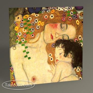 Gustav Klimt Anne ve Çocuk Tablo