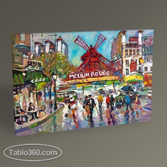 Moulin Rouge,Paris Tablo